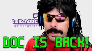 [PUBG] Dr Disrespect is BACK - Stream Full Intro w\/ Chat DOC!!!