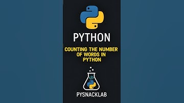 Word Counter in Python🦾 🤖 | How Many Words?