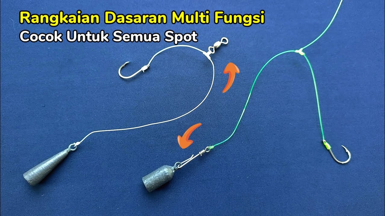 MULTI FUNGSI !! Rangkaian pancing dasaran untuk semua spot mancing ...