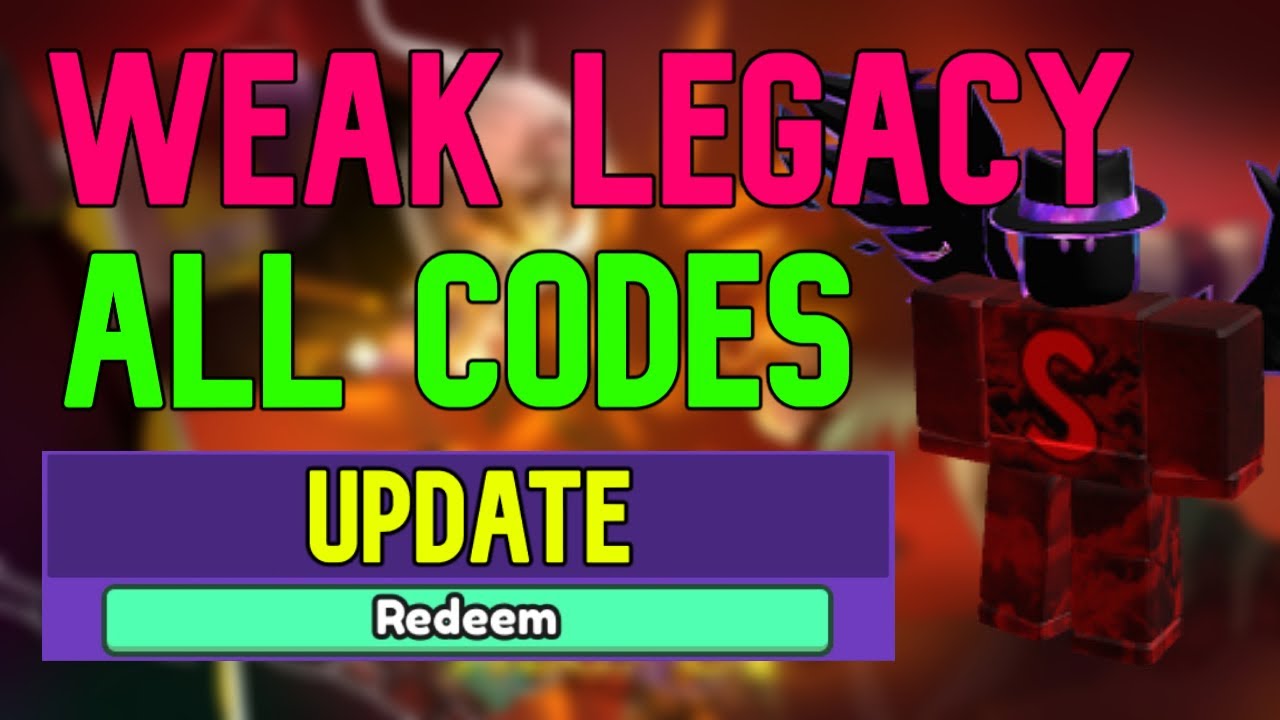 Weak Legacy Codes (December 2023) - Pro Game Guides