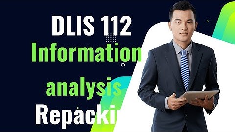 DLIS112 INFORMATION ANALYSIS AND REPACKING | important questions simple language | khushi soahl