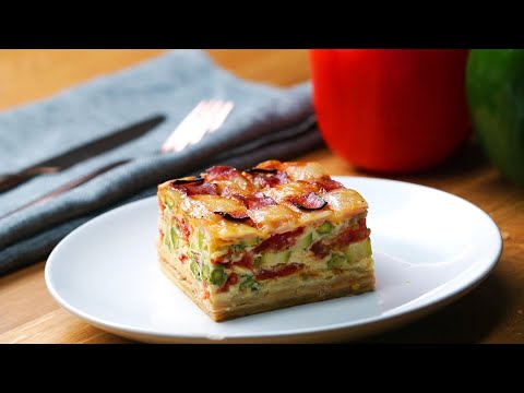 Ham And Cheese Lattice Quiche  Tasty Recipes