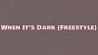 Tory Lanez - When It’s Dark [Freestyle] (Lyrics)