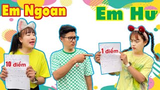 Em Gái Ngoan Và Em Gái Hư Tự Ý Sửa Điểm 1 Thành Điểm 10 | Tuyết Tuyết TV