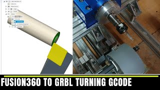 Using Fusion360 to generate G code for a GRBL turning lathe