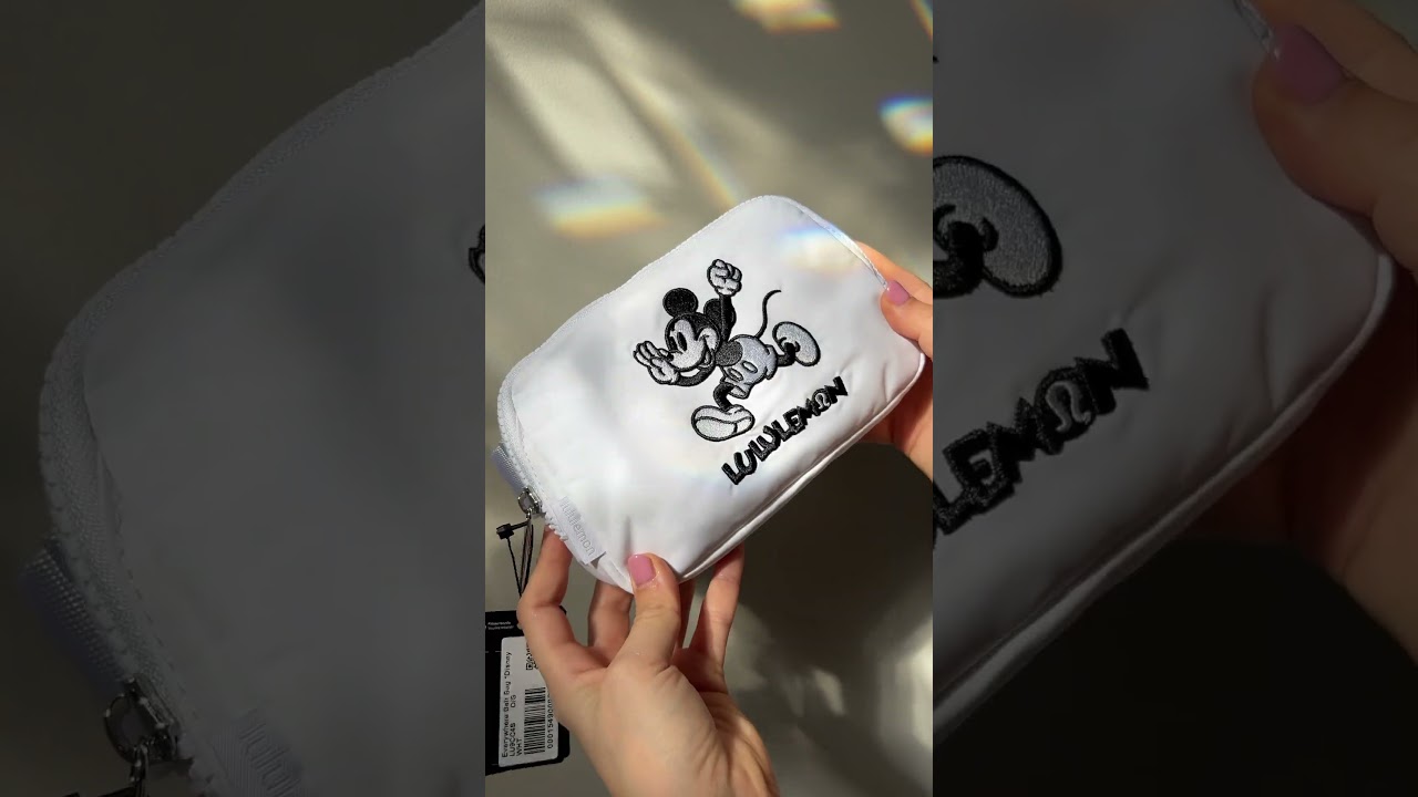 Disney x Lululemon ASMR UNBOXING White Fanny Pack