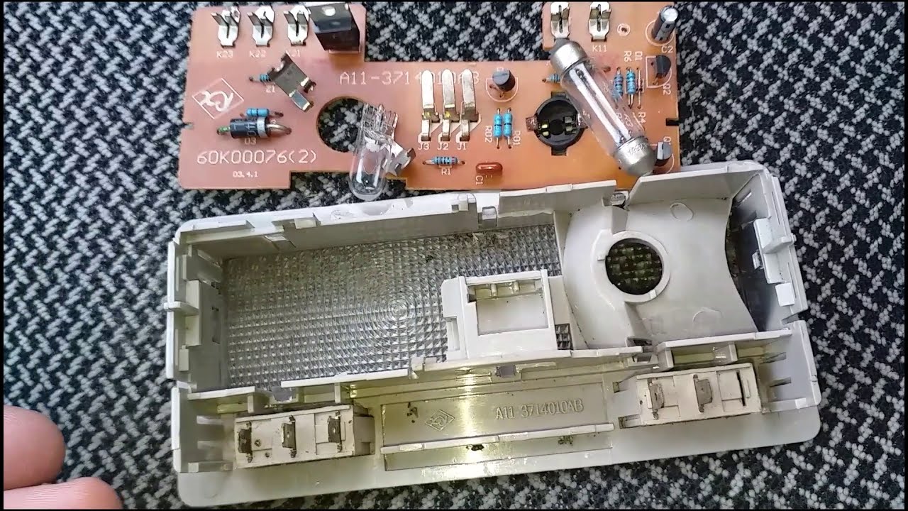 Замена лампочек салона, фар и багажника. (Чери Амулет) - YouTube