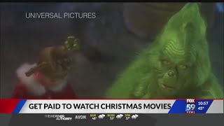 Get paid to watch Christmas movies