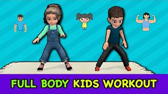 Full Body Kids Workout: 20 Min Get Strong At Home!