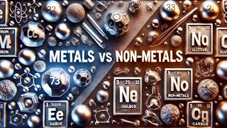 Metals and Non-Metals definition, examples and differences