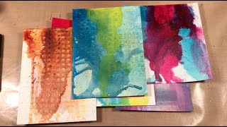 19. Golden High Flow Acrylic Paints 3 Ways - Inky Backgrounds