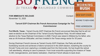 Tarrant County Republicans have a new GOP chair after Bo French resigns