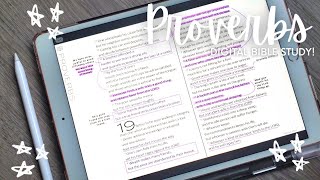 iPad Bible Study on Proverbs 18 | Bible Study with Me | Digital Bible Study