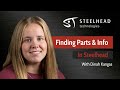 Finding parts  info in steelheads manufacturing erp