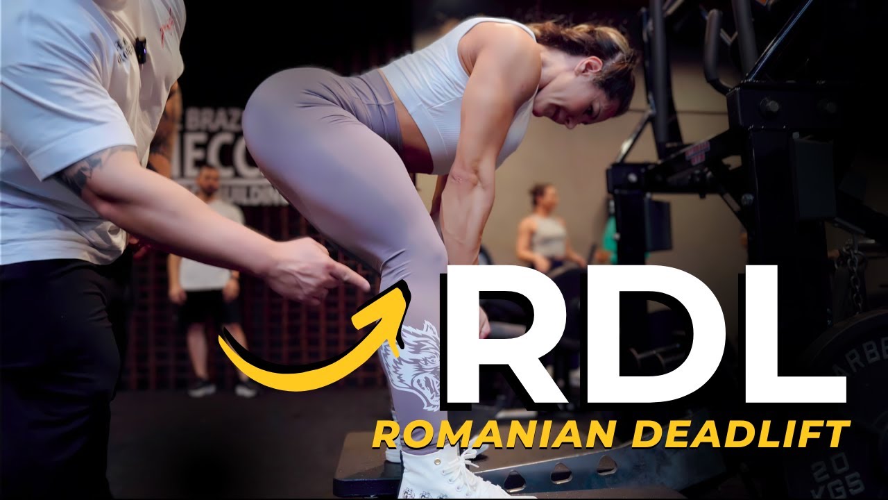 EXERCÍCIO FOCO EM GLÚTEOS - RDL Romanian Deadlift - YouTube