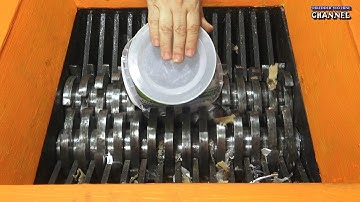 SHREDDER MACHINE! Shredding Hard and Soft Things! Oddly Satisfying, Relaxing Video #022