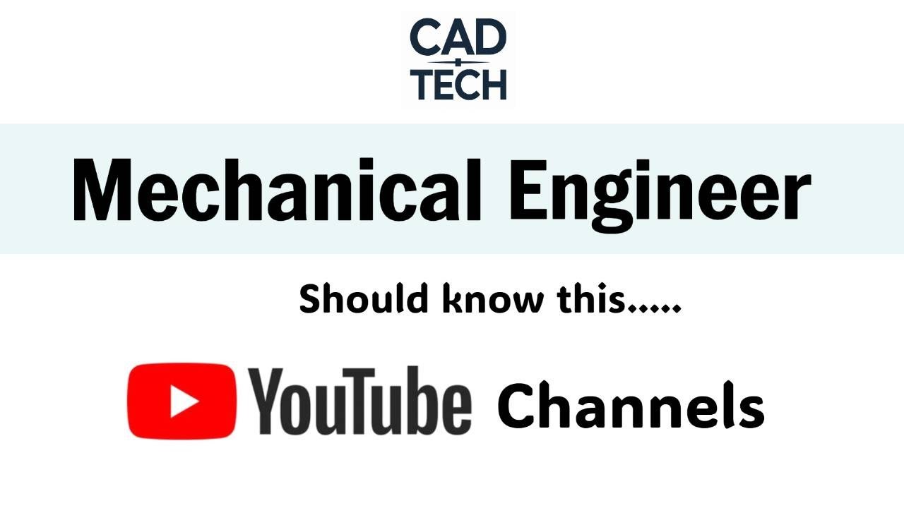 This 5 Amazing YouTube channel for Mechanical Engineer | How To Boost ...