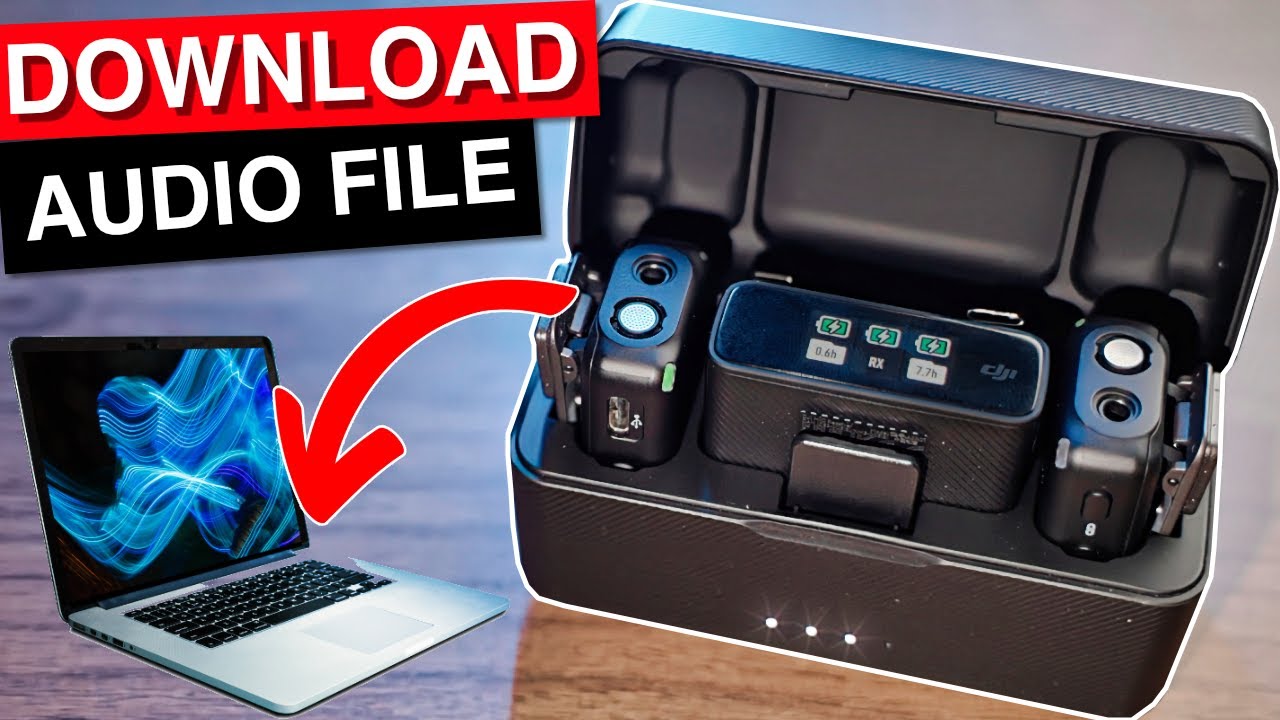 How to correctly download audio files from DJI Mic