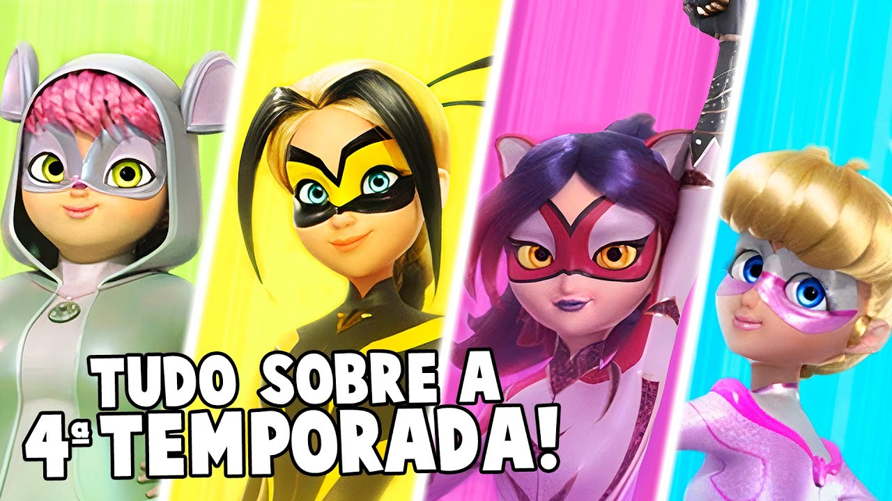 TUDO SOBRE A 4ª TEMPORADA DE MIRACULOUS LADYBUG!! 