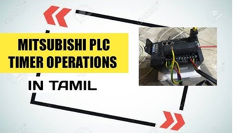 Mitsubishi plc timer function and introduction in tamil