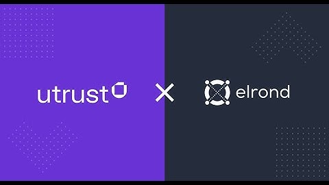 Utrust UTK big upside potential for 2022 Elrond EGLD  & UTK together ! UTK & messenger invoicing