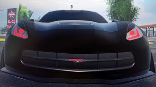Morning ride out in c7 corvette murdered out #c7corvette #corvette #streetracing #racing