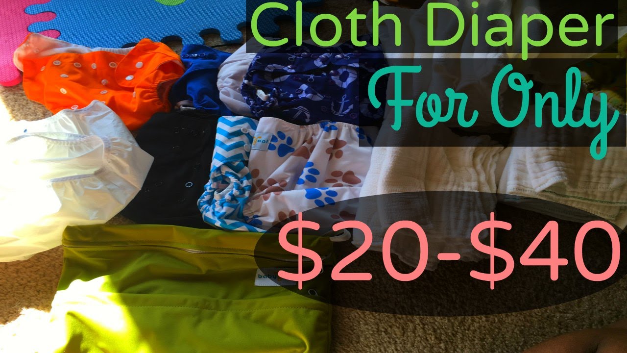 How to Start Cloth Diapering for Cheap | My  Cloth Diaper Stash | Cloth Diaper Haul