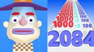 Sandwich Runner VS Number Master - All Levels SpeedRun Gameplay Android iOS Ep 13