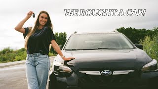 WE BOUGHT A CAR! 2021 Subaru Crosstrek Limited 2.0
