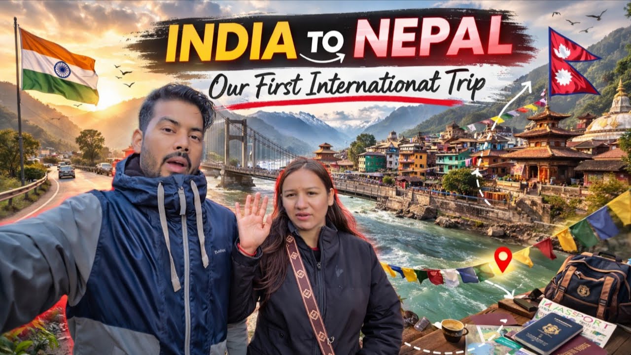 Dharchula to Nepal 🇮🇳➡️🇳🇵 | Our First International Trip | Ep-6 😍 @tripsense 