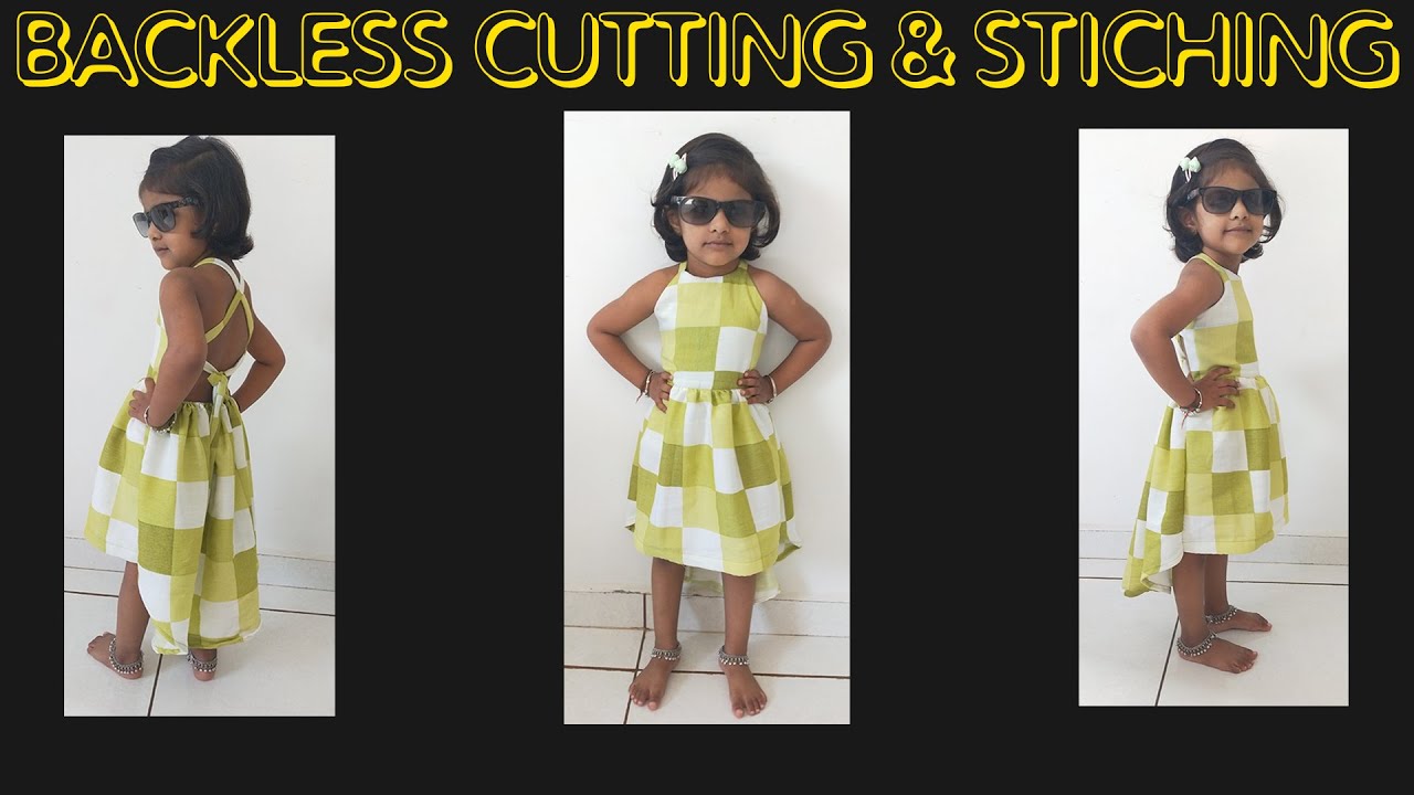 backless frock for baby girl