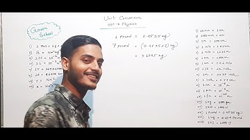 ssc physics (একক পরিবর্তন)।unit conversion