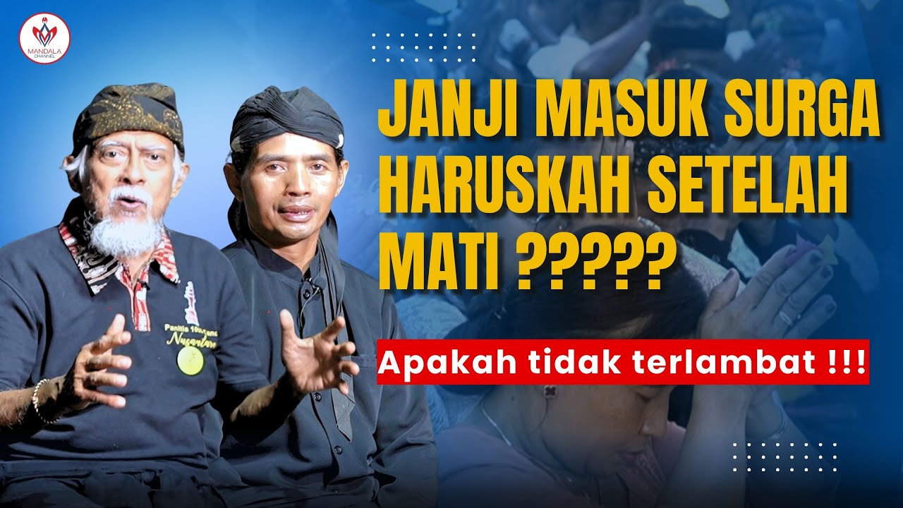 TERLAMBAT, SORGA DAN NERAKA DIJANJIKAN SETELAH MATI !!!!!!! #sorga #neraka #hindu #hindujawa