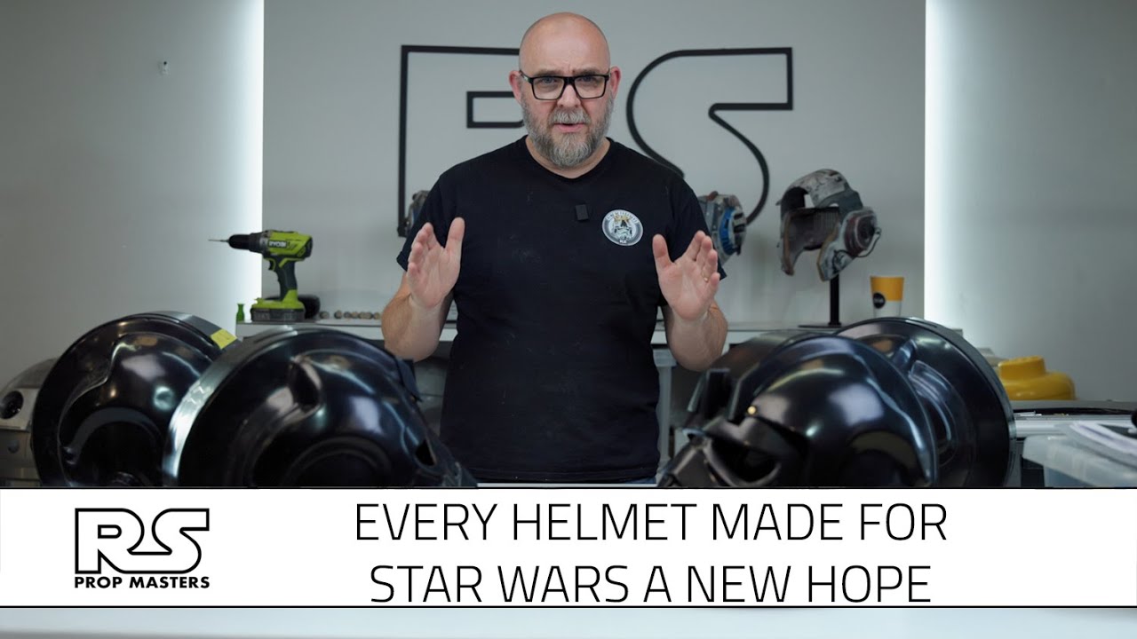 Every Helmet Made For Star Wars A New Hope - RS Prop Masters