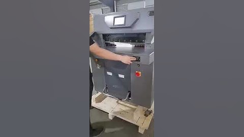 Automatic A2 A3 Hydraulic Paper Cutter Program Control Paper Cutting Machine Guillotine