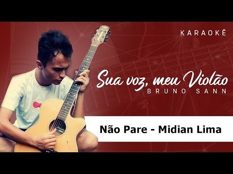 Não Pare - Midian Lima. Playback Violão #suavozmeuviolao