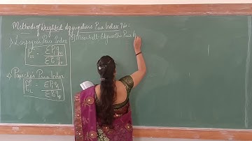 Weighted aggregative price index no