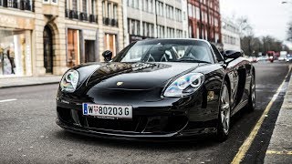 Straight Piped Porsche Carrera GT Terrorising SOUND in London!