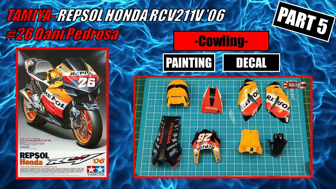 How to build the TAMIYA 1/12 MotoGP Repsol Honda RC211V '06 - Dani