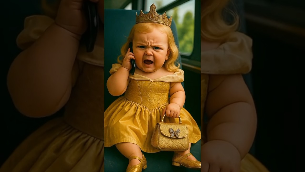 AI Baby Talking on Phone 😡 | Cute Angr 😍