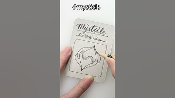 #mysticle tangle How to draw by Eva Wu Zentangle 禪繞畫 zenAgain 2025 #shorts
