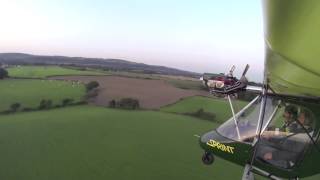 Thruster Side Slip Landing