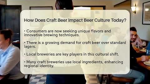 How Does Craft Beer Impact Beer Culture Today? | The Pint Guy