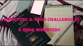 BookTube-A-Thon Challenge #1 -- A Book Monster!!