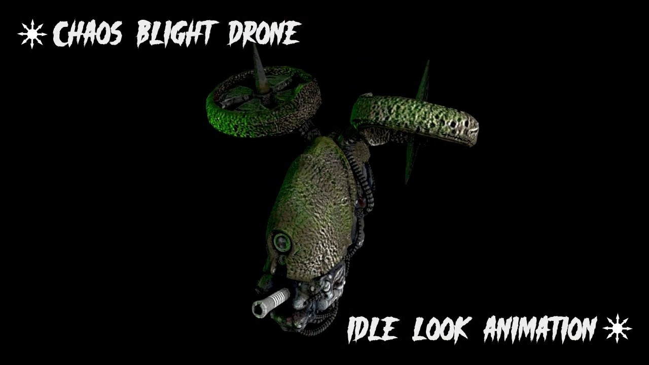 Chaos Blight Drone - Rig & Animation