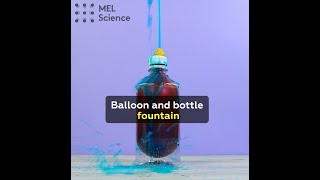 Balloon and bottle fountain
How to assemble a simple fountain!
Equipment: plastic bottle, balloon, straw, cap, any sealant, tinted water, awl.
Make a hole in the base of a plastic bottle. Insert a balloon into the bottle as shown, fastening it over the bottleneck. Bore a hole in the bottle cap and thread a straw through it, and seal it with any sealant. Inflate the balloon and plug the hole in the base of the bottle with your finger, pour in tinted water, and close the bottle with the modified cap. Remove your finger from the hole and the fountain begins!
The bottle is filled with air, and when we put the balloon on the bottle, we create a closed system in which the pressure is equal to atmospheric. Our lungs wouldnt be able to inflate the balloon if we hadnt bored the hole in the base to let out excess air. After inflating the balloon, you need to plug the hole with your finger so that the balloon doesnt deflate. In fact, the balloon deflates slightly when you close the hole. This causes the air pressure in the bottle to decrease, and the resulting difference between the atmospheric pressure inside the balloon and the reduced pressure in the bottle keeps the balloon inflated. You may not even notice this deflation; such a slight change in the bottles free space is necessary to keep the balloon inflated. When we let the air in, the pressure in the bottle is compared with atmospheric and the balloon is blown away by the force of elasticity and thereby pushes the water out, forming a fountain. A small amount of water will remain inside the balloon – be careful during cleanup!
Safety precautions: Warning! Only under adult supervision. Balloon and bottle fountain