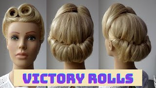 How to do victory rolls hairstyle