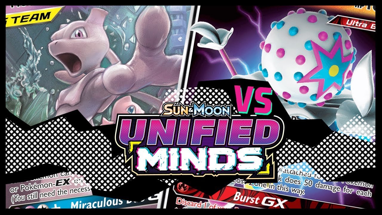 New Unified Minds Blacephalon Gx Vs Mewtwo Mew Gx Box