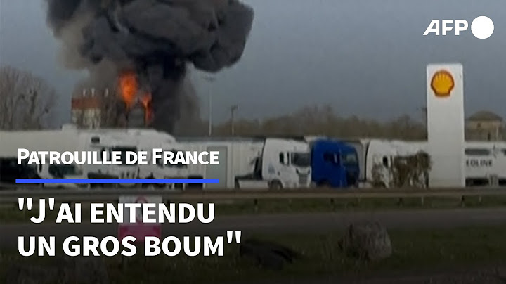 Collision entre deux avions de la Patrouille de France, les trois occupants vivants | AFP