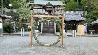 【伊賀市】都美恵（つみえ）神社の参道から本殿まで　茅の輪くぐり、令和3年6月
